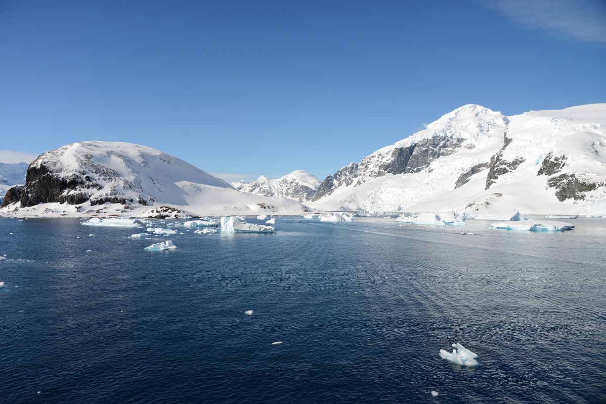 08D Cuverville Island On Left With Ronge Island And Mount Britannia On Right From Quark Expeditions Antarctica Cruise Ship